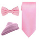 Bow Tie, Neck Tie & Handkerchief Set